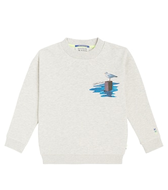 Printed cotton jersey sweatshirt | Scotch & Soda Kids