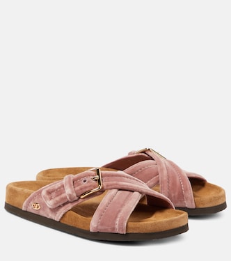 Fussfriend velvet sandals | Valentino Garavani