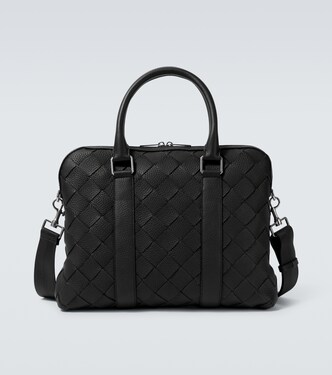 Slim Intrecciato编织皮革公文包 | Bottega Veneta