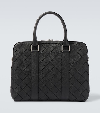 Aktentasche Slim Intrecciato aus Leder | Bottega Veneta