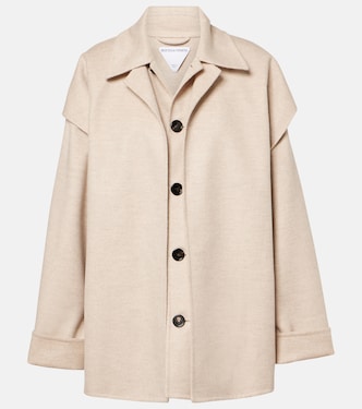 Wool and cashmere car coat | Bottega Veneta