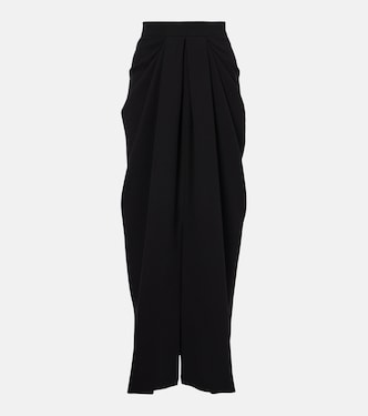 Ridente pleated cady maxi skirt  | Max Mara