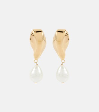 Faux pearl drop earrings | Oscar de la Renta