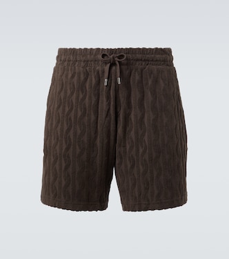Augusto cotton jacquard shorts | Frescobol Carioca