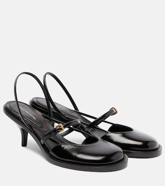 Slingback-Pumps aus Leder | Dries Van Noten