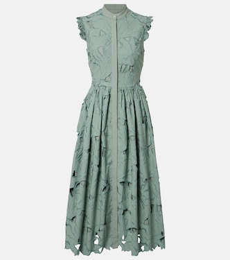 Robe chemise en guipure | Erdem