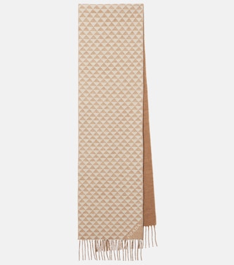 Symbole wool and cashmere scarf | Prada