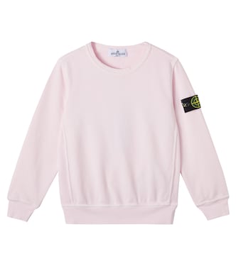Compass cotton jersey sweatshirt | Stone Island Junior