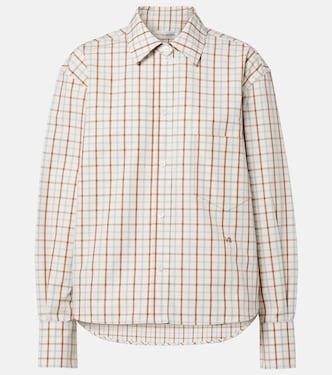 Ellis checked cotton shirt | Victoria Beckham