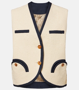 Gliss cotton-blend vest | Blazé Milano