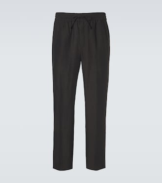 Linen straight pants | Brioni