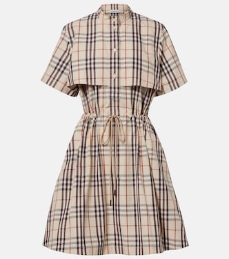 Burberry Check cotton minidress | Burberry