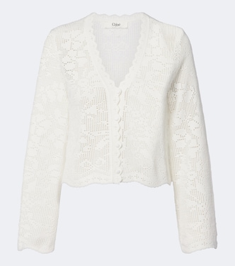 Cardigan aus Pointelle-Strick | Chloé