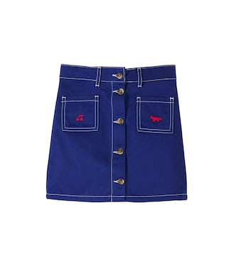 x Kitsuné Laurine denim skirt | Bonpoint