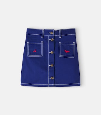 x Maison Kitsuné Laurine denim skirt | Bonpoint
