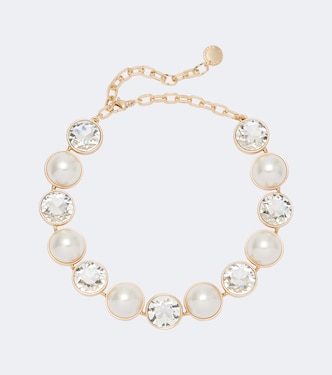 Collier en cristaux et perles fantaisie | Carolina Herrera