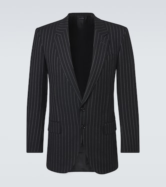 Striped wool twill blazer | Tom Ford