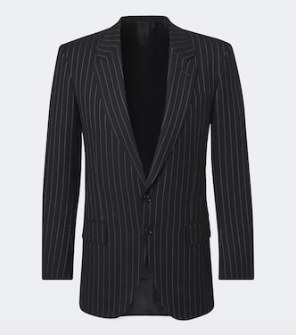 Striped wool twill blazer | Tom Ford