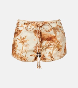 Short Indra en lin à perles fantaisie | Zimmermann