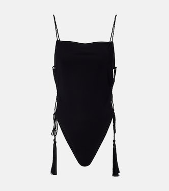 Tassel lace-up swimsuit | Alaïa