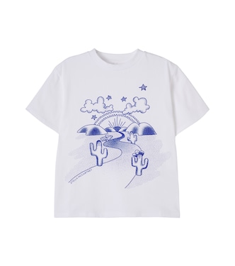 Printed cotton jersey T-shirt | Stella McCartney Kids