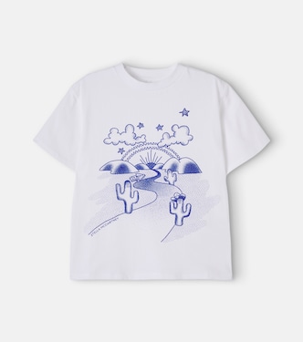 Printed cotton jersey T-shirt | Stella McCartney Kids