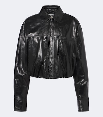 Cropped leather jacket | Sportmax