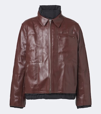 Daunenjacke aus Leder | Sacai