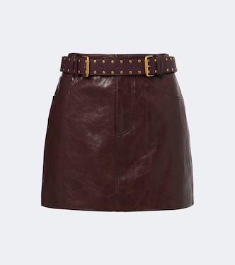 Belted miniskirt | Xu Zhi