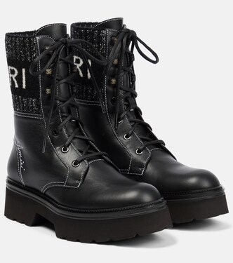 Botas con cordones de piel | Amiri