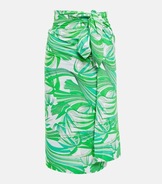 Pareo printed beach cover-up | Melissa Odabash