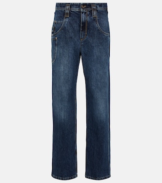 Mid-Rise Wide-Leg Jeans | Brunello Cucinelli