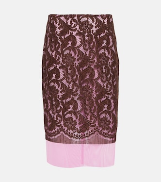 Slacy lace midi skirt | Dries Van Noten