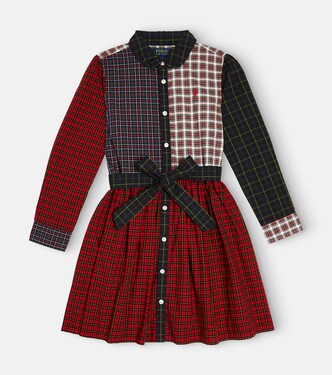 Junia checked cotton dress | Polo Ralph Lauren Kids