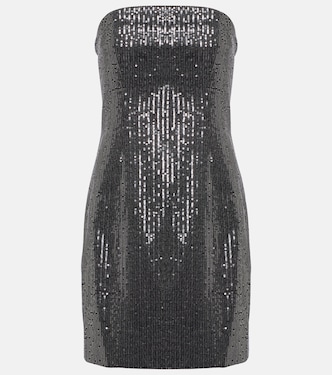 Sequined cotton twill minidress | Rotate