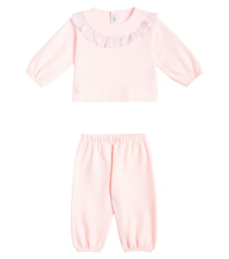 Baby cotton sweatshirt and sweatpants set | Il Gufo