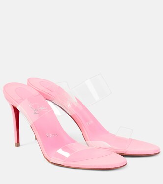 Just Nothing 85 PVC mules | Christian Louboutin