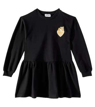 Robe Teddy Bear en coton mélangé | Moschino Kids