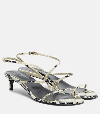 Sandalias Loop 35 de piel grabada | Khaite