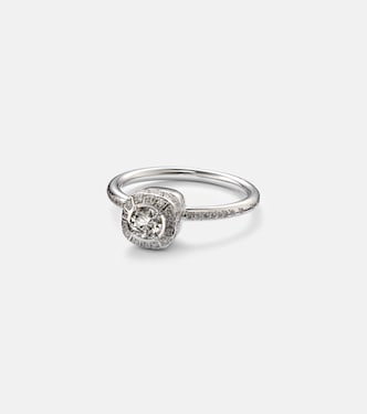 Anillo Nudo Petit de oro blanco de 18 ct (750/1000) con diamantes | Pomellato