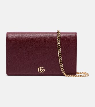 Portemonnaie mit Kettenriemen GG Marmont | Gucci