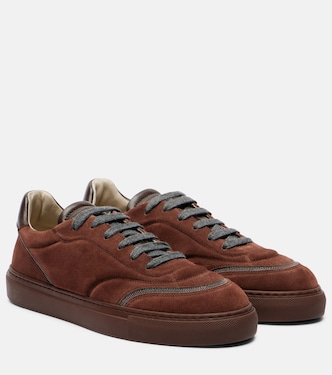 Monili suede sneakers | Brunello Cucinelli