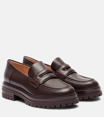 Leather penny loafers | Gianvito Rossi