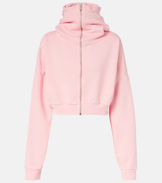 Cropped cotton jersey sweatshirt  | Entire Studios