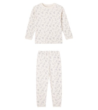 Planet printed cotton pajamas | Bonpoint