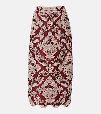 Floral jacquard midi skirt | Farm Rio