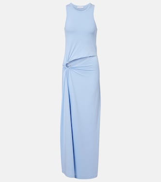 Cutout cotton-blend maxi dress | Rabanne