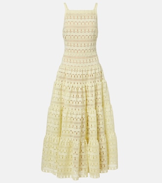 Macramé midi dress | Elie Saab