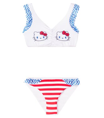 x Hello Kitty striped bikini | Monnalisa
