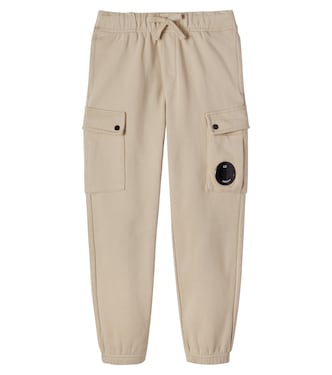 Lens cotton jersey sweatpants | C.P. Company Kids